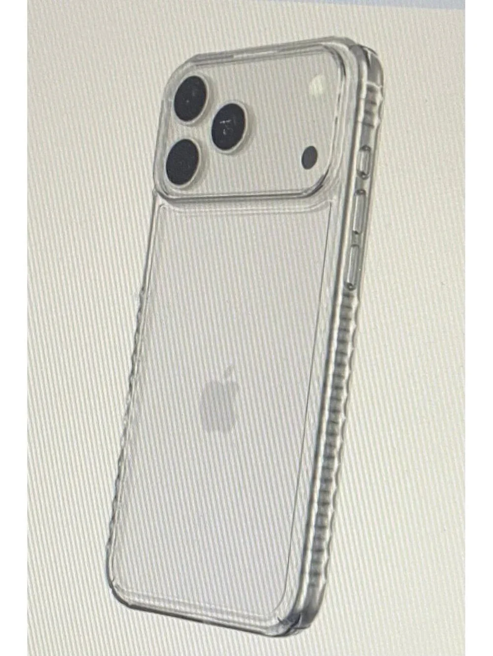 Onn Protective Gel Case for iPhone 17 Pro Clear